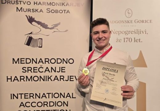 Veliki uspjeh mladog Đorđa Perića: Apsolutna pobjeda na  „PannoniAccordion 2026“ u Sloveniji!