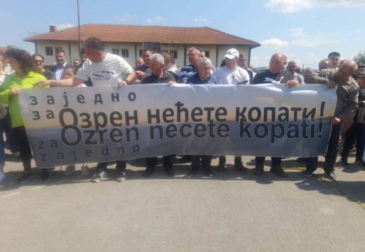 “Poslušajte volju naroda”: Protest zbog najavljenih geoloških istraživanja na Ozrenu