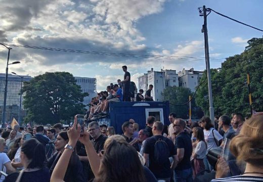Protest studenata u Beogradu: “Zahtjevi nisu ispunjeni” (Video)