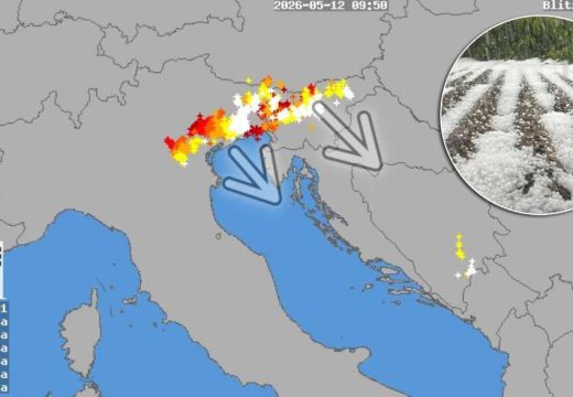 Meteorologija: Olujno nevrijeme poharalo Sloveniju, fronta ide ka jugu (Foto/Video)