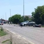 Saobraćaj: Težak sudar u Gradišci, povrijeđen motociklista (Foto)