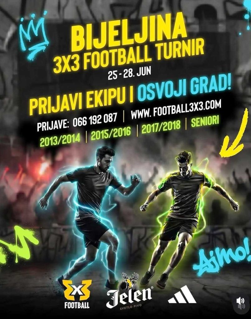 Turnir u malom fudbalu 3×3: Spreman si za turnir godine?
