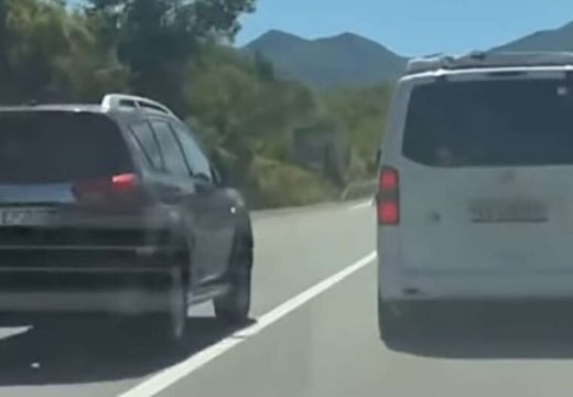 Crna Gora: Opasno preticanje, tragedija pukom srećom izbjegnuta; “Pokušaj ubistva” (Video)