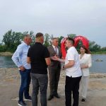 Minić obišao savski kej u Šamcu: Uređenje obale – projekat od značaja za zaštitu od poplava