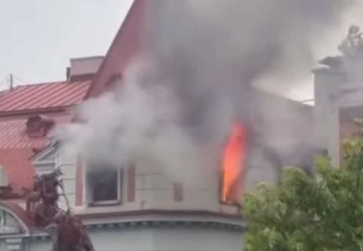 Srbija: Požar u zgradi Ambasade Pakistana u Beogradu (Video)