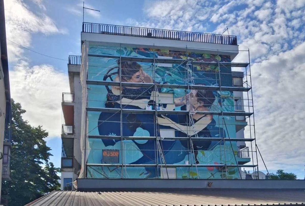 Bijeljina: Njegoševa postaje Ulica murala (Foto)