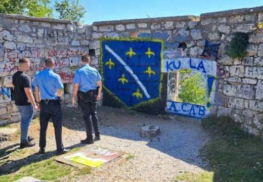 Provokacija u Zvorniku: Identifikovana dvije osobe koje se dovode u vezu sa ispisivanjem grafita
