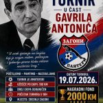 BIJELJINA: Memorijalni turnir u čast Gavrila Antonića 19. jula u Srednjim Zagonima