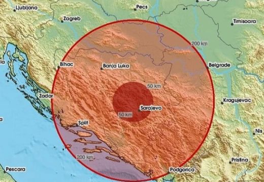 Sarajevo: Zemljotres u BiH, EMSC objavio detalje