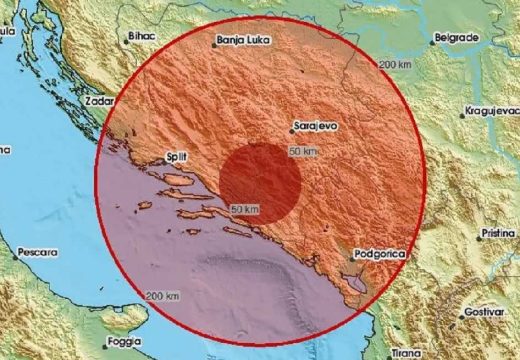 BiH: Zemljotres u BiH, osjetio se do Dubrovnika