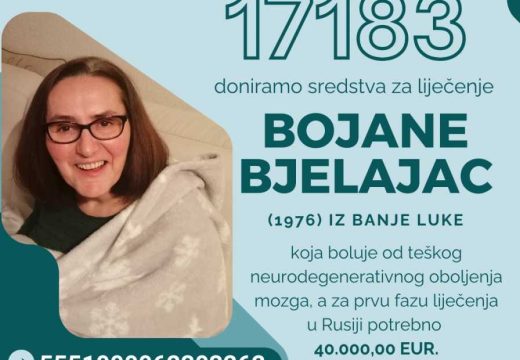 Banjalučanka Bojana vodi tešku bitku: Za liječenje u Rusiji potrebno 40.000 evra