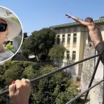Ona odmah objavila snimak : Muškarac zbog Lepe Brene skočio sa mosta u Neretvu(Video)
