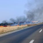 Vozači oprez: Požar na obilaznici oko Bijeljine, na terenu vatrogasci
