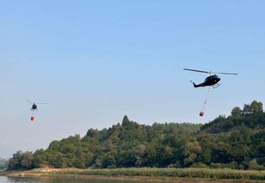 Dramatična situacija kod Jajca: OS BiH povukle helikopter, jer se vatra proširila prema minskom području