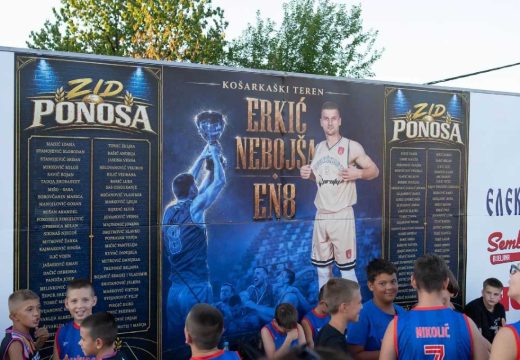 Nebojši u čast, mladima za budućnost: Otvoren košarkaški teren u Bijeljini