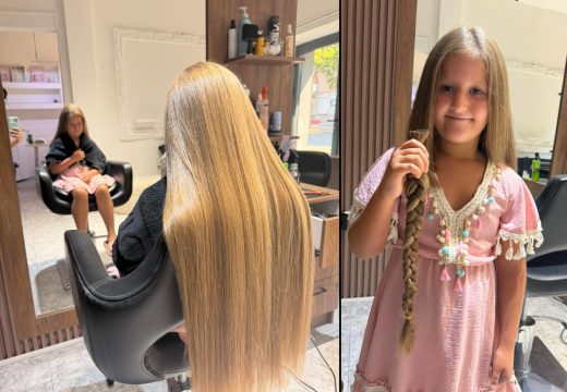 Veliko srce male Helene: Sedmogodišnja Bijeljinka donirala 40 centimetara kose