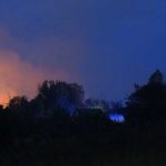 Policija i vatrogasci u Amajlijama: Blokiran put, kiša nije ugasila požar (FOTO)