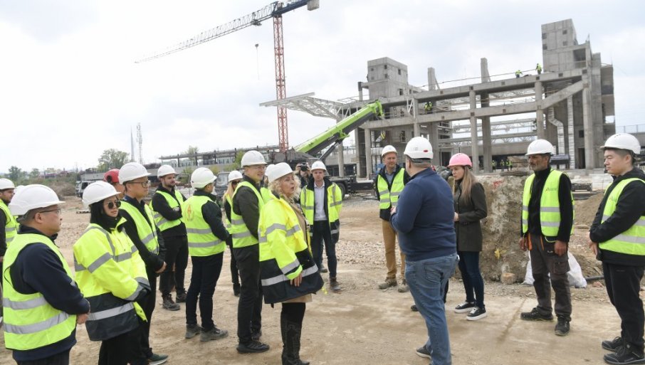 Напредују радови на комплексу железничке станице Нови Београд: Софронијевић: Настављамо да градимо Србију
