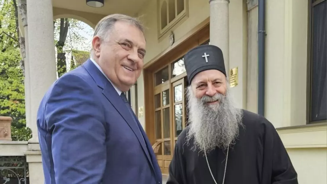 Додик са патријархом Порфиријем: Важни су вера, снага и заједништво