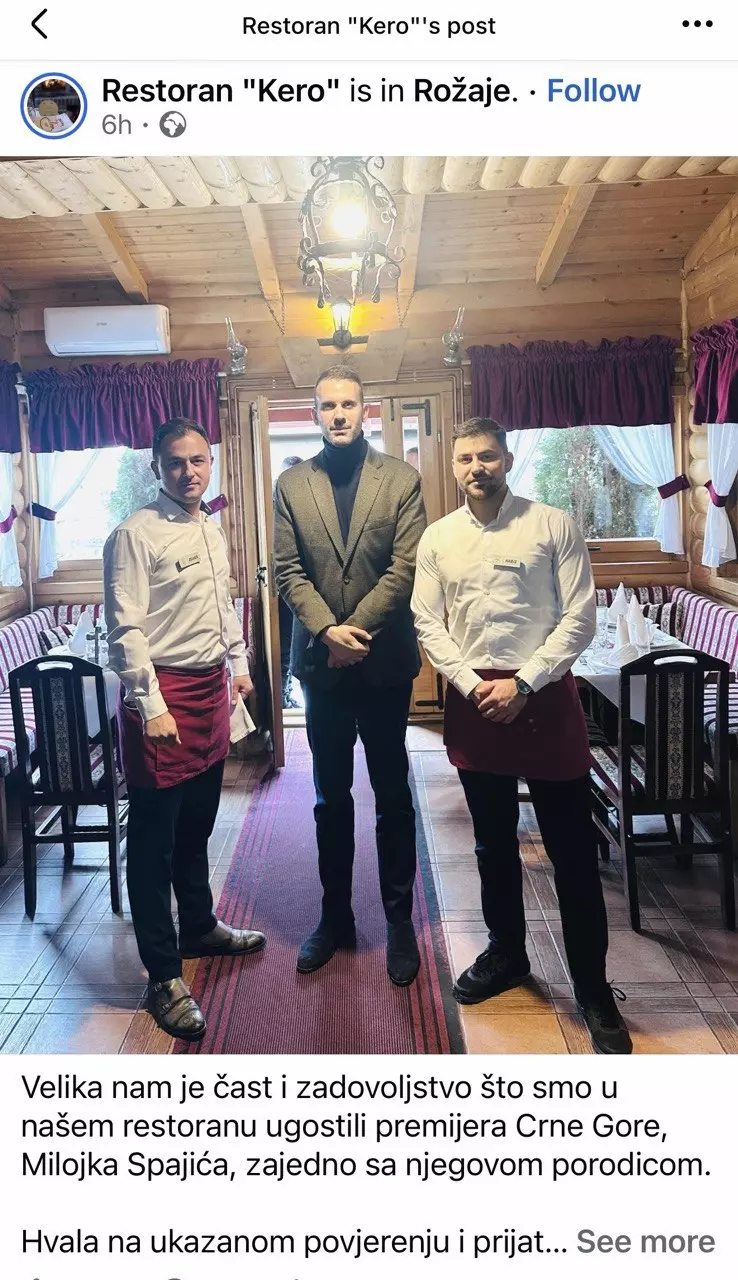 Ручак у „Керу“: Да ли је премијер знао под чијим портретом сједи?