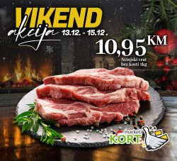 Kort vikend akcija