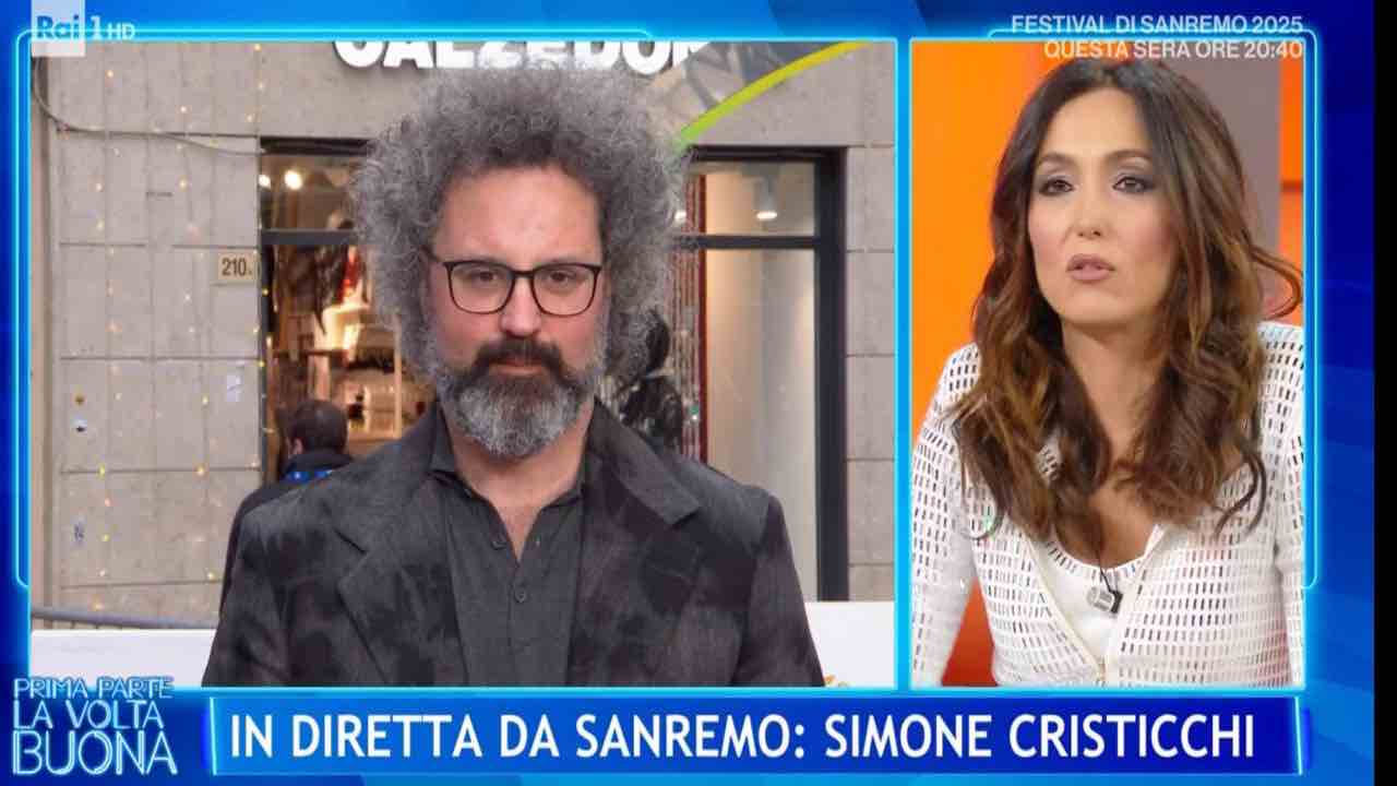 Simone Cristicchi conquista La Volta Buona: vibrazioni uniche