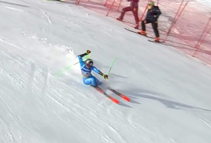 Mondiali: grave infortunio alla spalla blocca Sofia Goggia