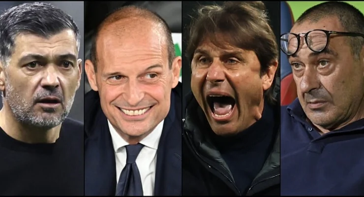 Conceicao: il percorso da Allegri a Conte con il Milan