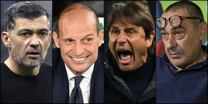 Conceicao: il percorso da Allegri a Conte con il Milan