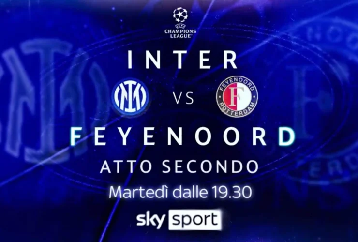Inter-Feyenoord: segui in diretta gli ottavi di Champions League