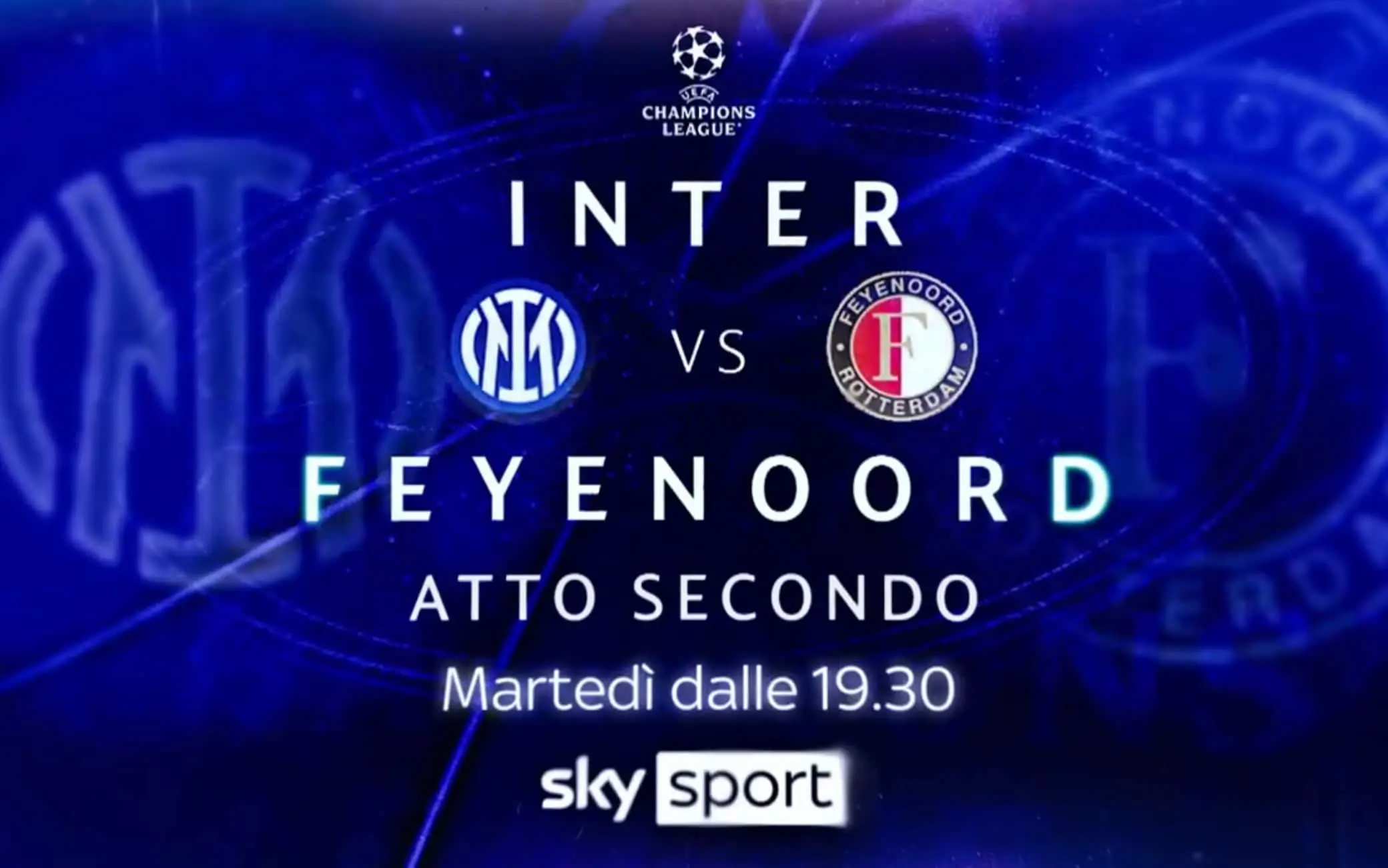 Inter-Feyenoord: segui in diretta gli ottavi di Champions League