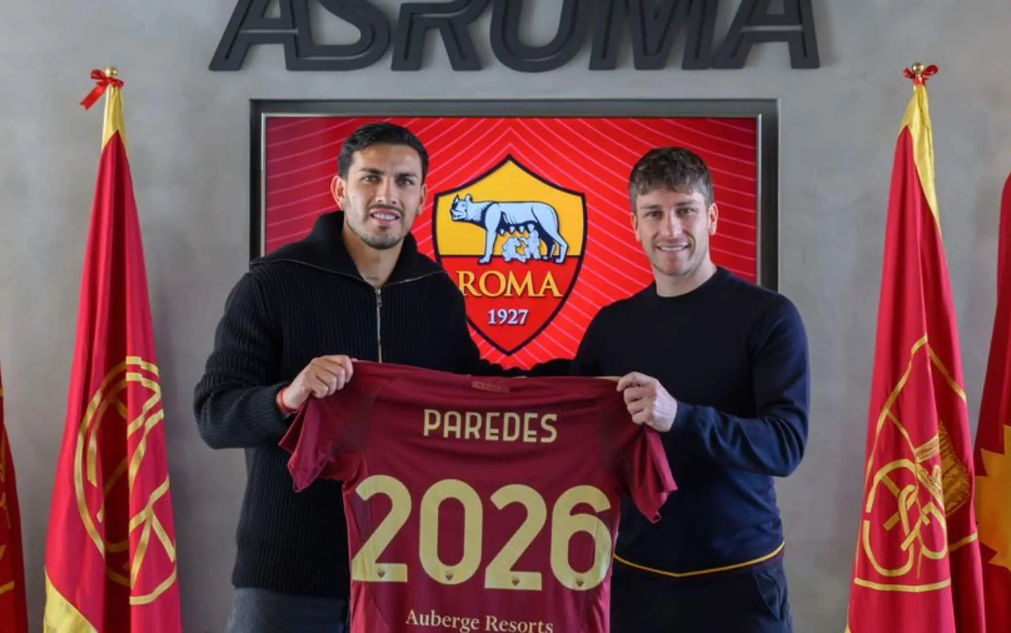 Paredes prolunga il suo legame con la Roma fino al 2026