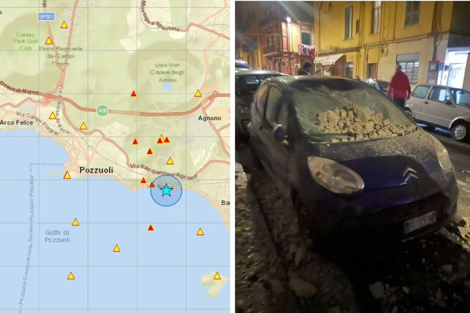 Terremoto ai Campi Flegrei: magnitudo 4.4 e scuole chiuse