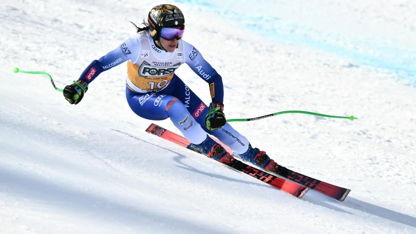 La Thuile: Aicher trionfa nel superG, Goggia e Brignone sfidano