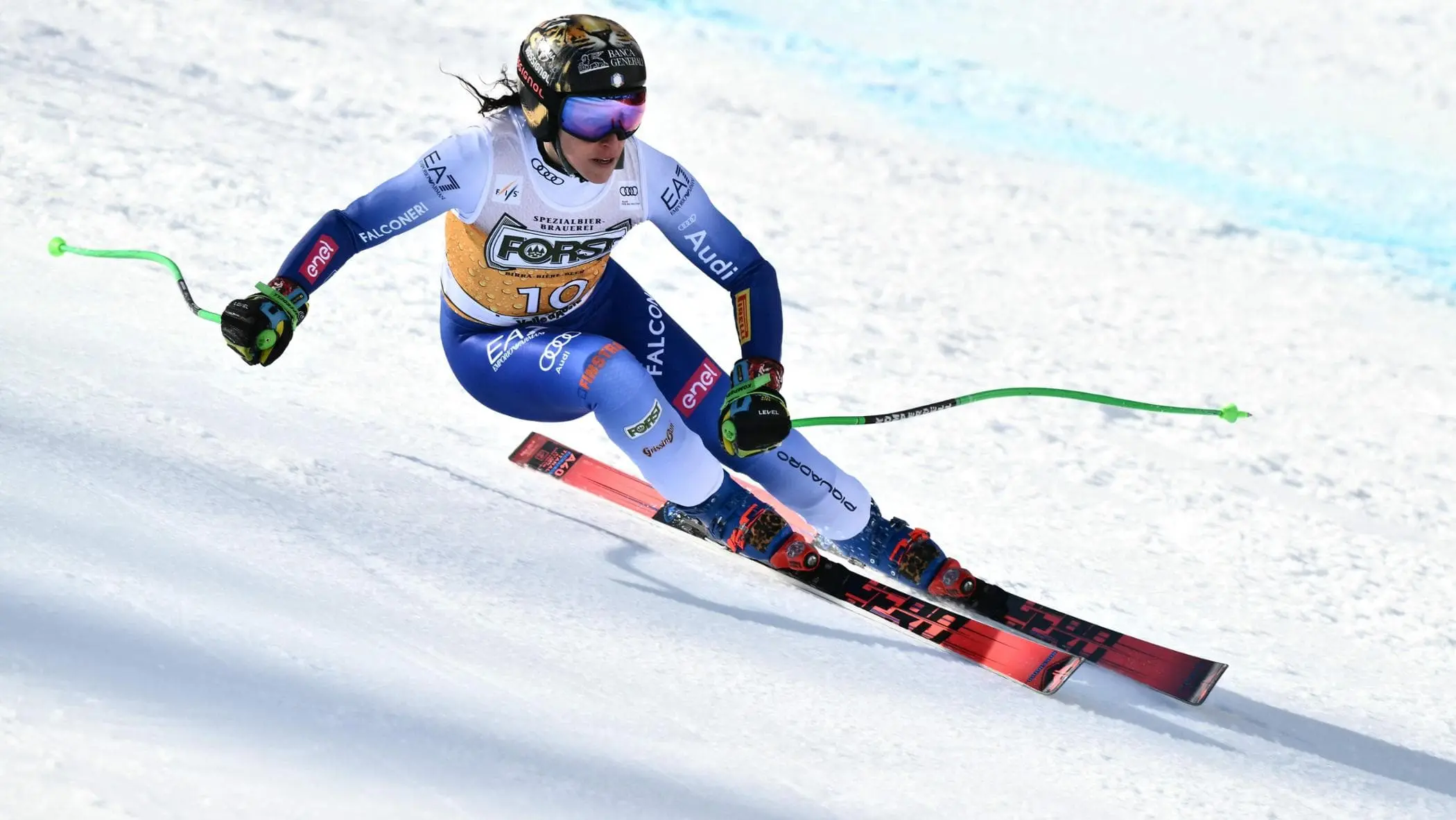 La Thuile: Aicher trionfa nel superG, Goggia e Brignone sfidano