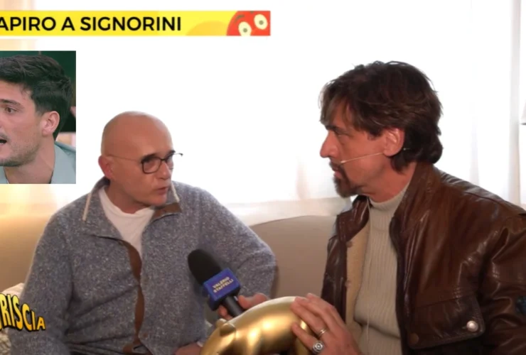 Signorini spiega le sue dichiarazioni su Spolverato dopo Striscia