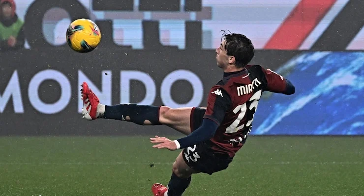 Miretti segna doppietta nella sua prima in Serie A: Genoa-Lecce