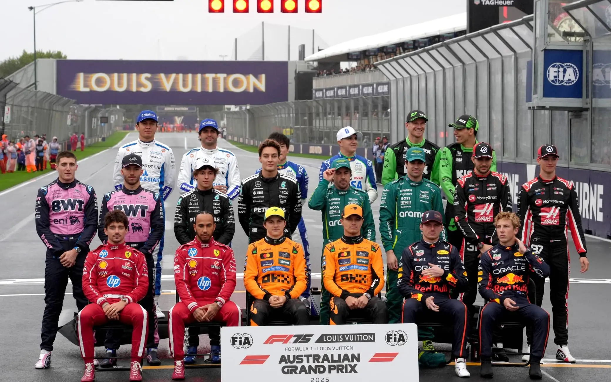 La prima giornata di scuola a Melbourne con i piloti di F1