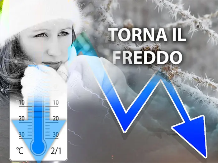 Arriva un’ondata di freddo: temperature in calo di 10°C e sottozero