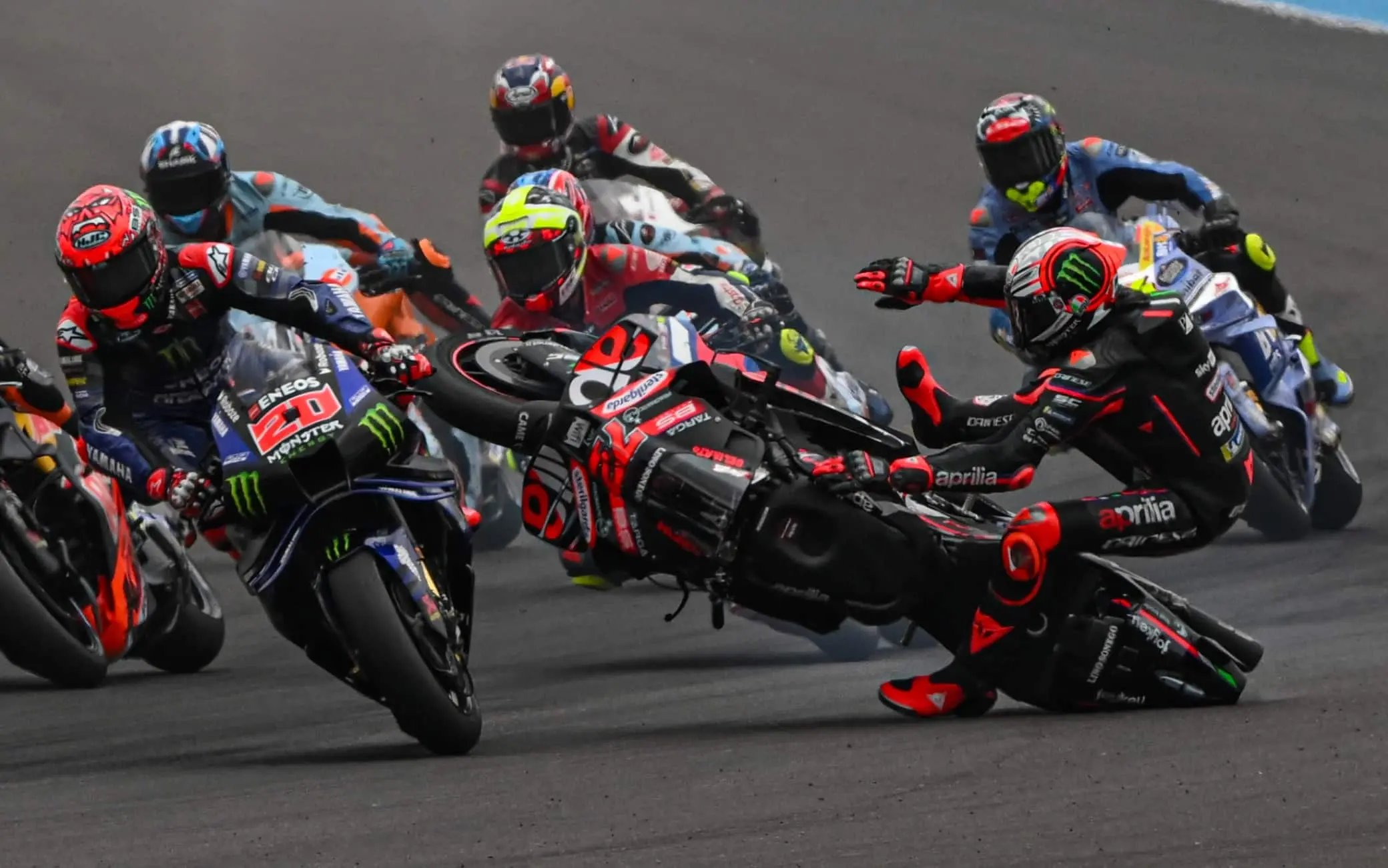 Bezzecchi inciampa subito nel GP d’Argentina: guarda il video esclusivo