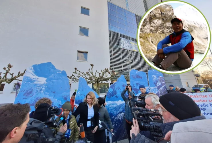 Un contadino contro le lobby fossili e la causa sui ghiacciai andini