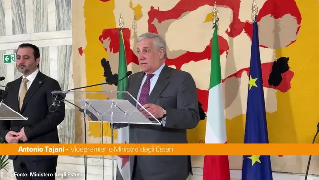 Siria, Tajani: promuovere una transizione pacifica e inclusiva