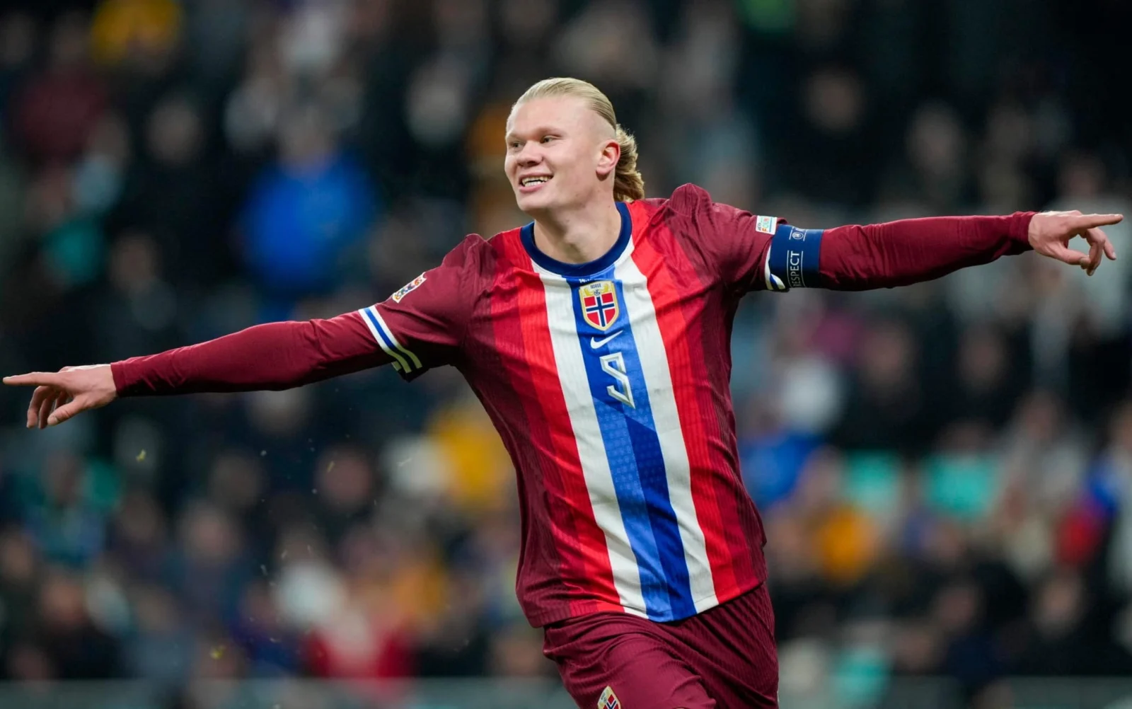 Haaland in cima alla classifica marcatori della Nations League