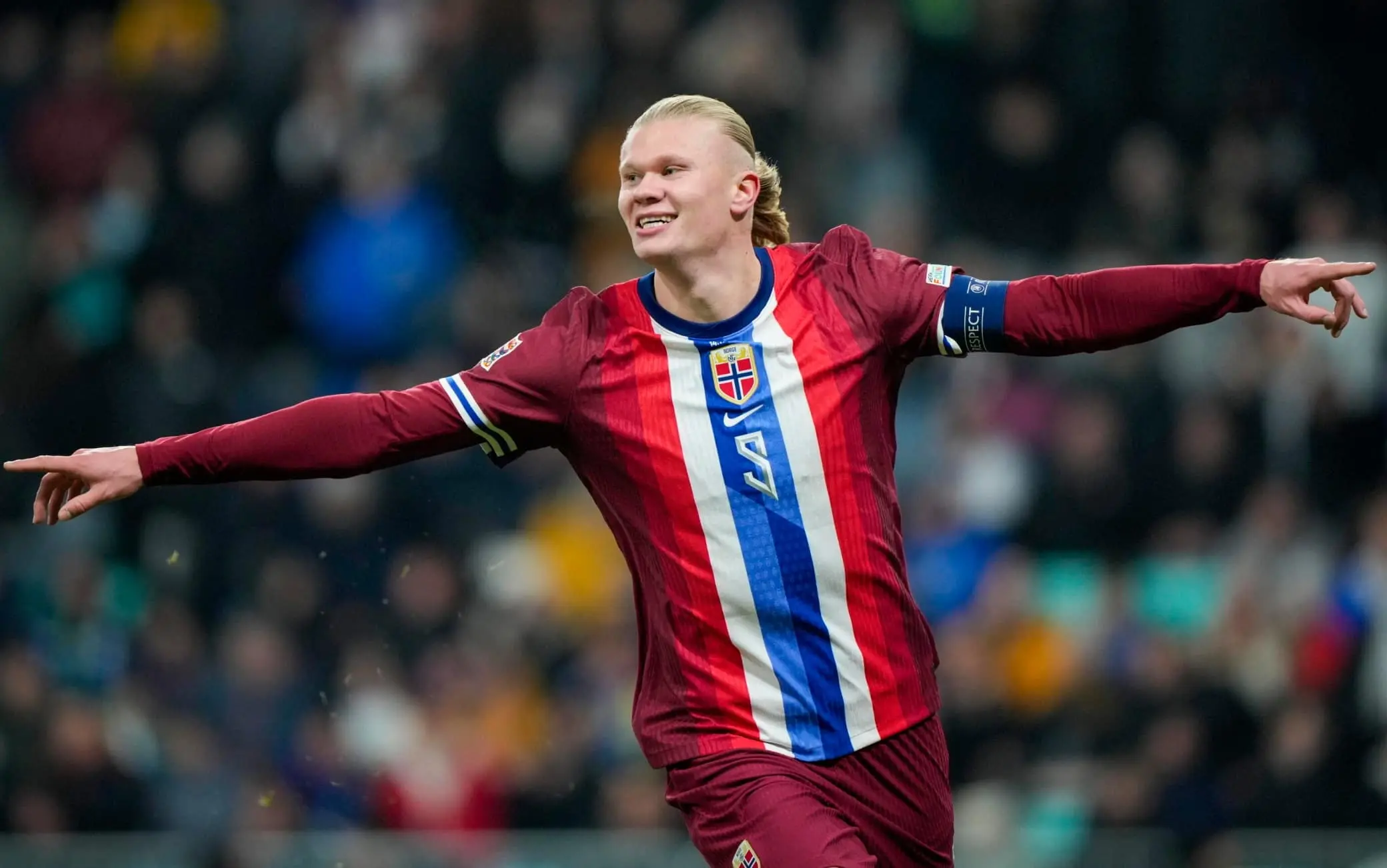 Haaland in cima alla classifica marcatori della Nations League
