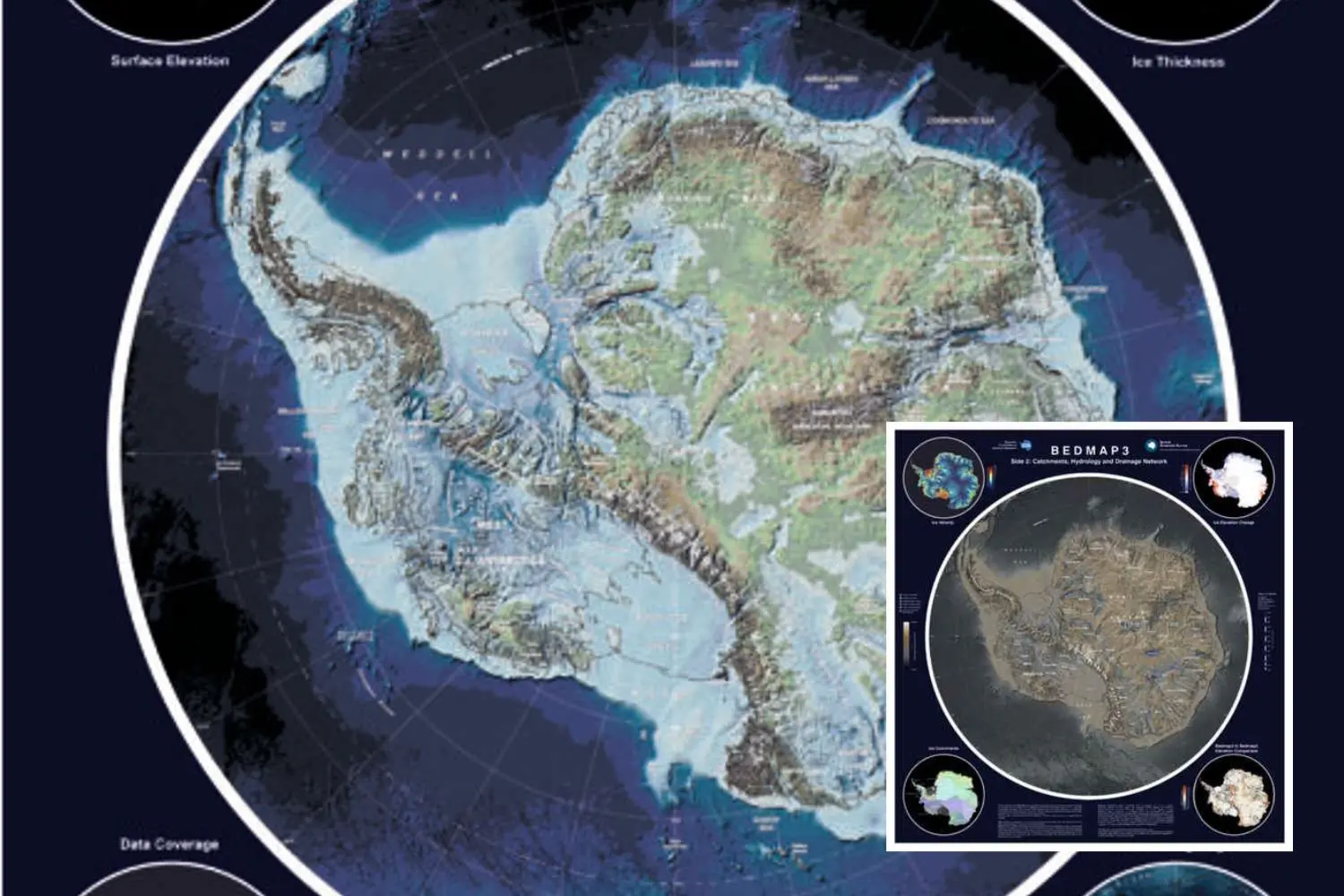 Antartide senza ghiaccio: scopri le rivelazioni della nuova mappa