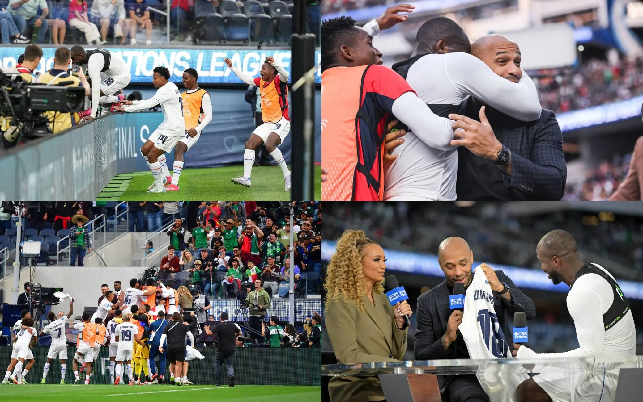 Panama supera gli Usa: Waterman celebra il gol con Henry
