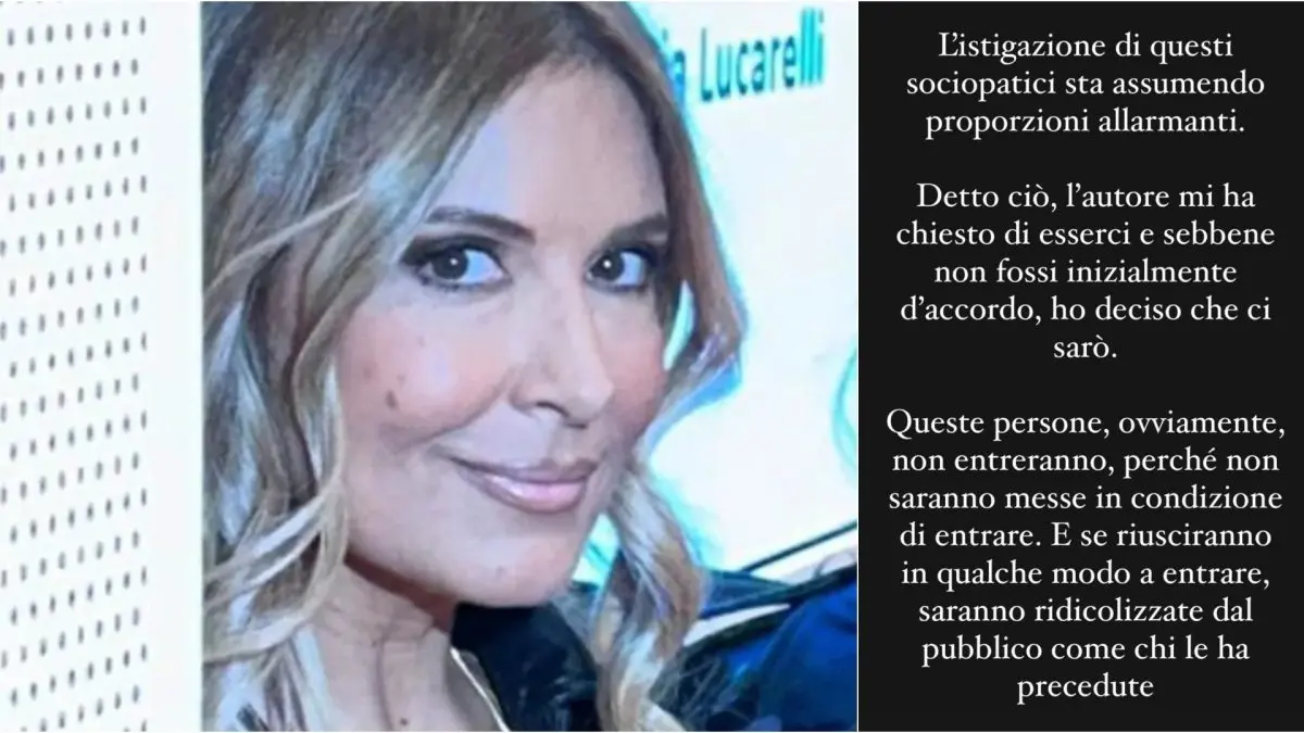 Selvaggia Lucarelli annuncia: “Nessuno entrerà alla prossima presentazione