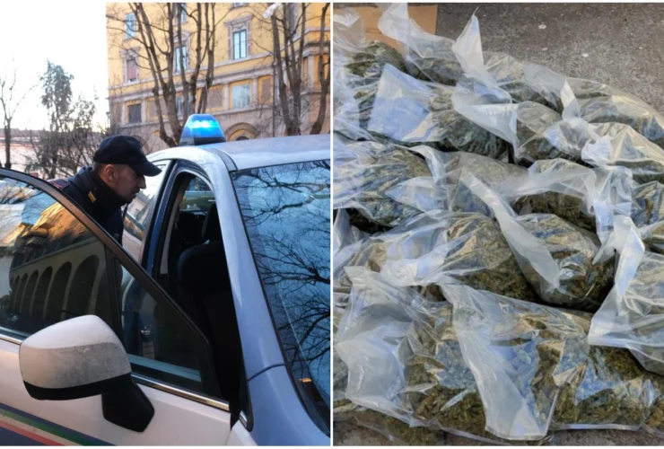 Due incensurati fermati con camion carico di 90 kg di droga