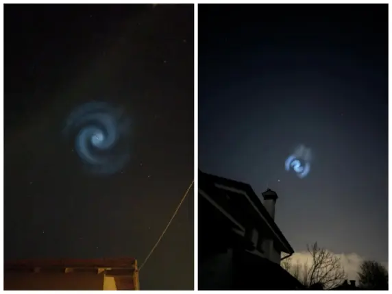 La spirale nel cielo: tra foto, avvistamenti e misteri svelati