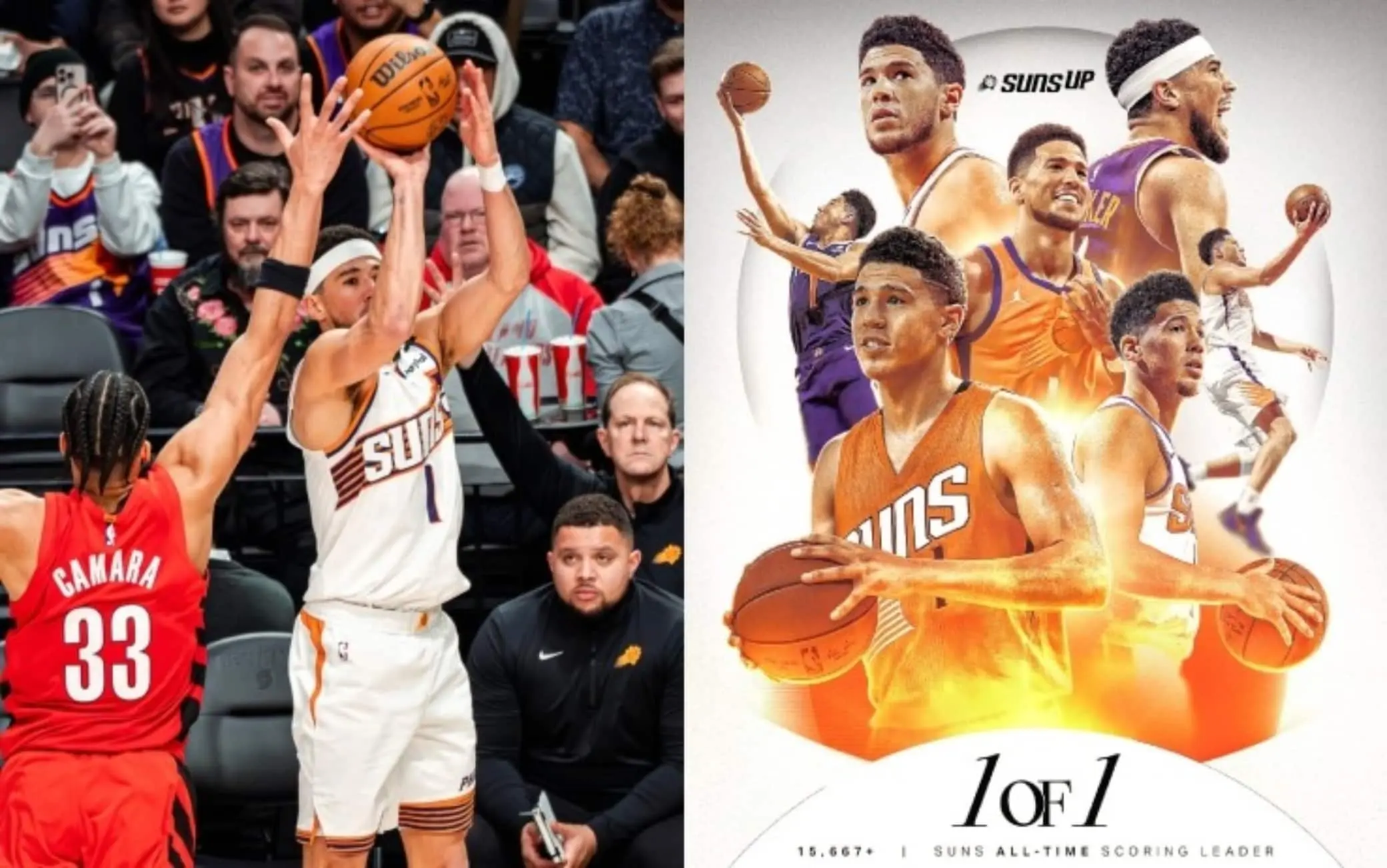 Phoenix trionfa grazie al “dagger” decisivo di Durant e Booker